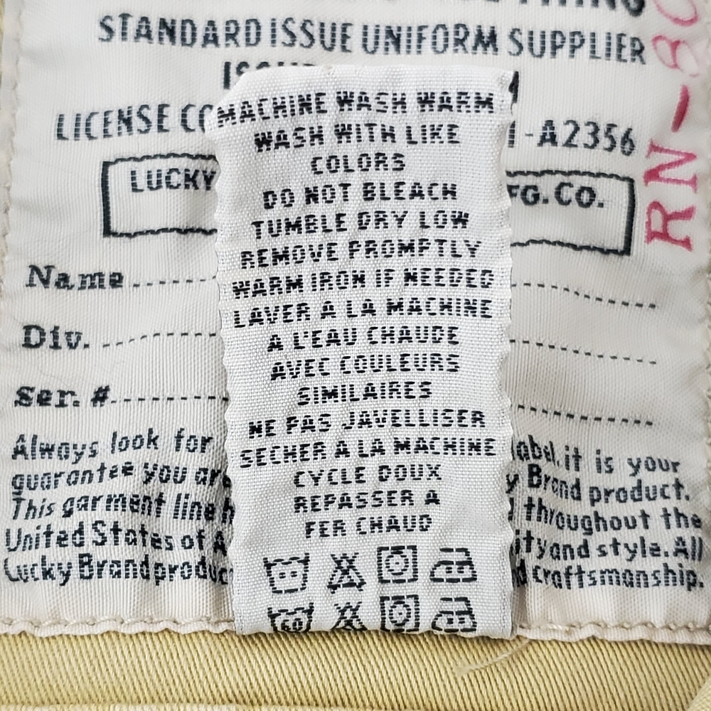 Lucky‎ Brand Utility Military Jacket with Pockets Size M - Picture 9 of 11